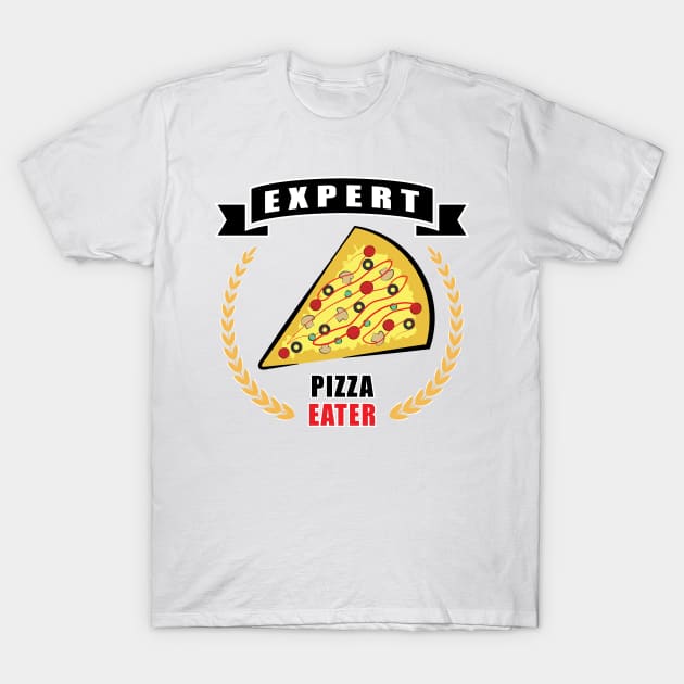 Expert Pizza Eater - Funny T-Shirt by DesignWood Atelier